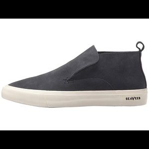 New Darkest Navy Suede Men’s Slip-On Chukkas